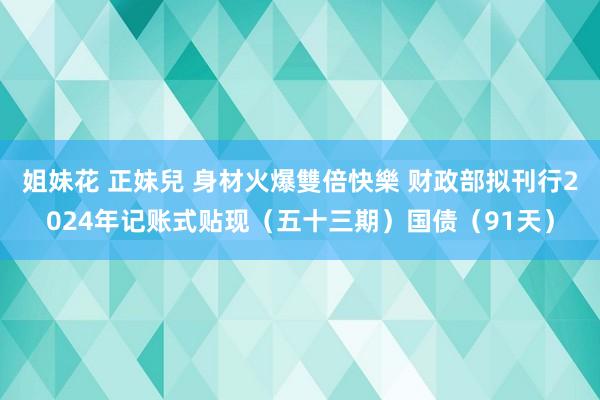 姐妹花 正妹兒 身材火爆雙倍快樂 财政部拟刊行2024年记账式贴现（五十三期）国债（91天）