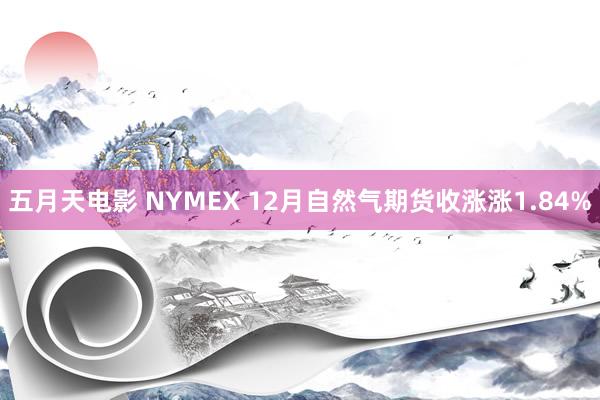 五月天电影 NYMEX 12月自然气期货收涨涨1.84%